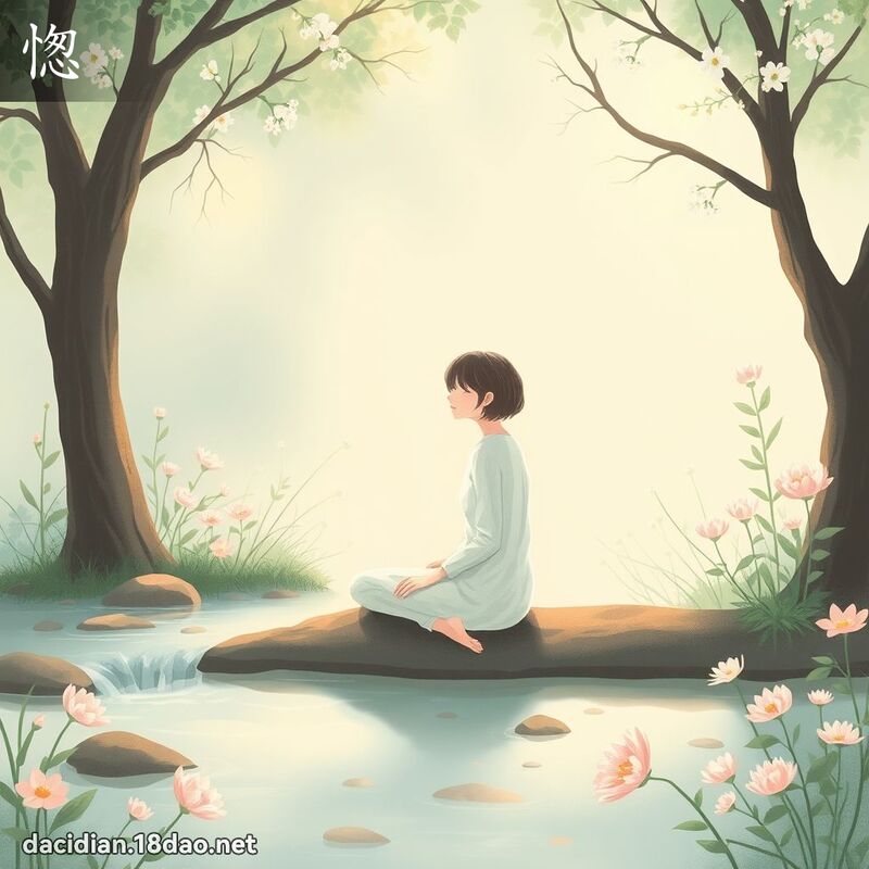 愡 - 国语大辞典配图