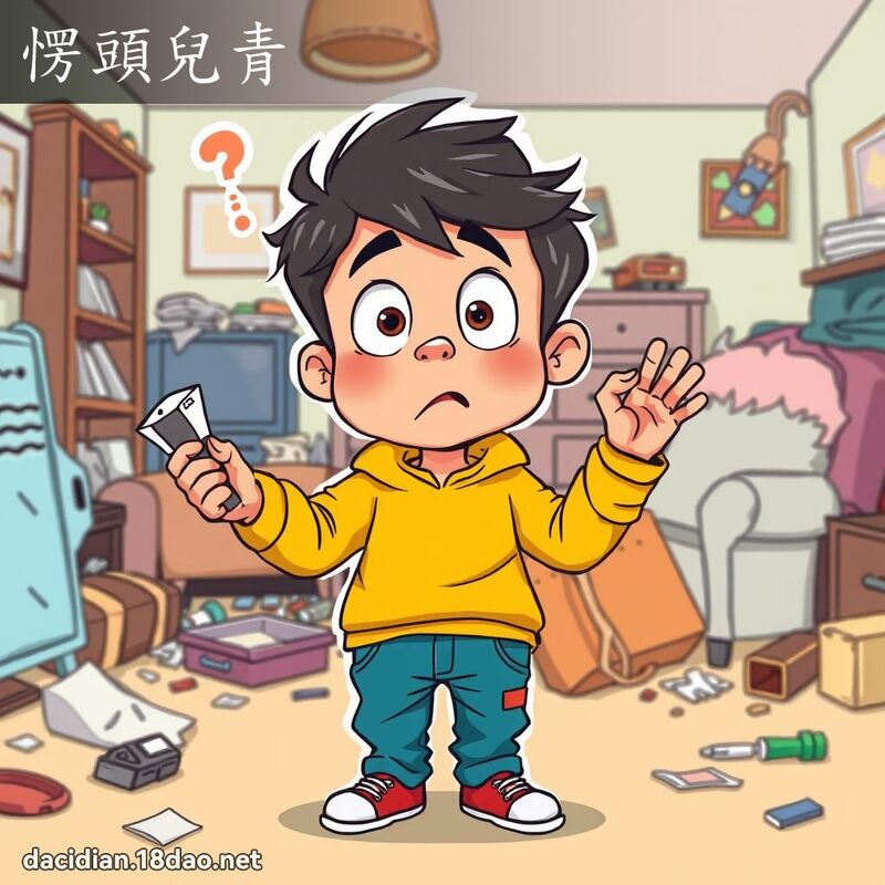 愣头儿青 - 国语大辞典配图