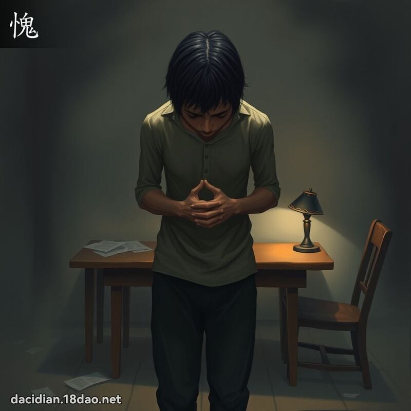 愧 - 国语大辞典配图