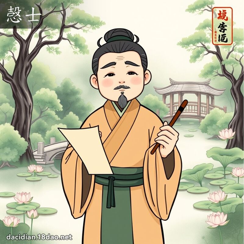 愨士 - 国语大辞典配图