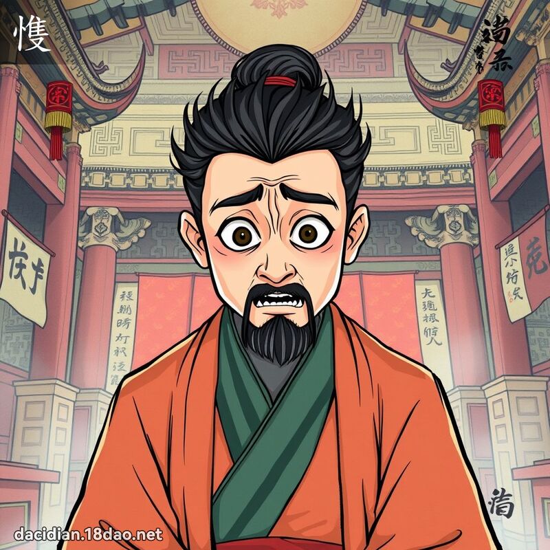 愯 - 國語大辭典配圖