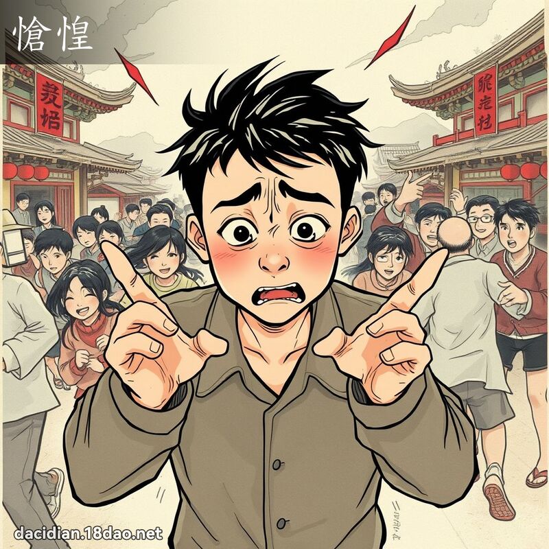 愴惶 - 國語大辭典配圖