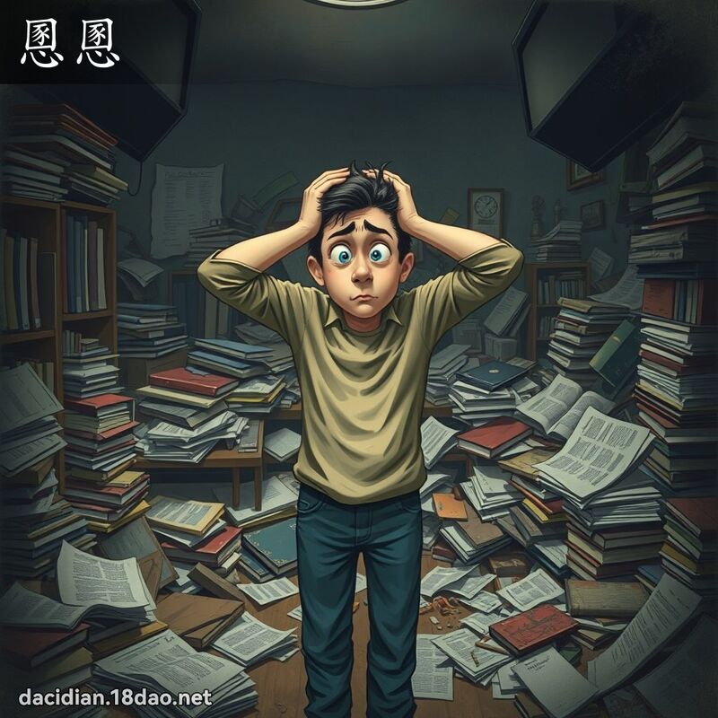 慁慁 - 國語大辭典配圖