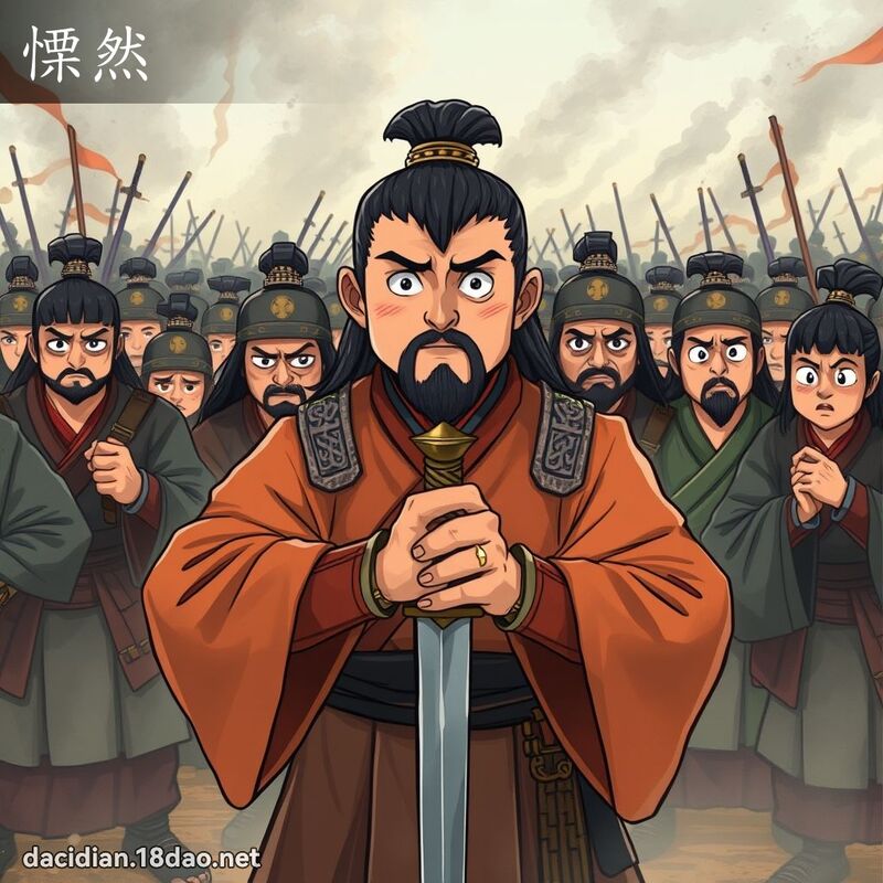 慄然 - 國語大辭典配圖