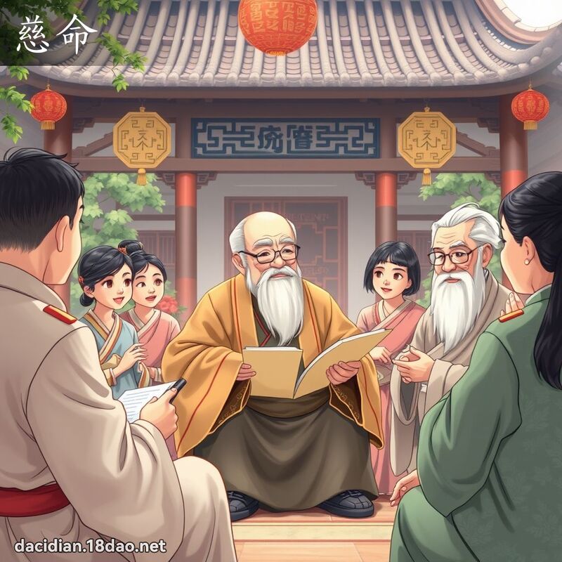 慈命 - 國語大辭典配圖