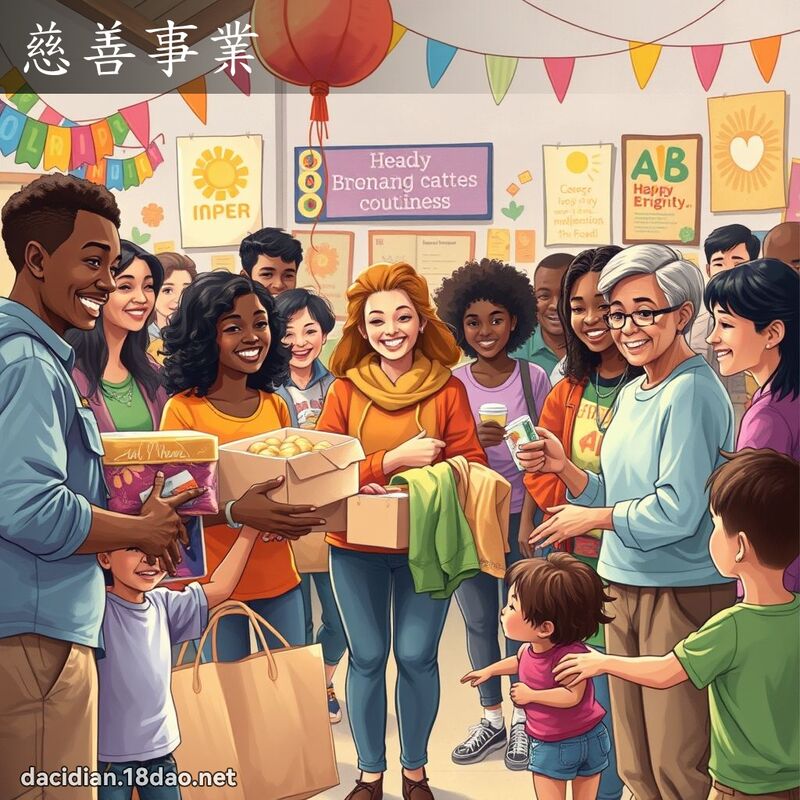 慈善事業 - 國語大辭典配圖