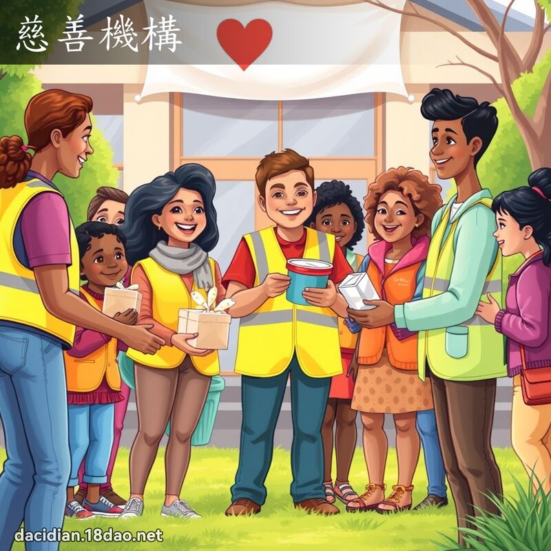 慈善機構 - 國語大辭典配圖