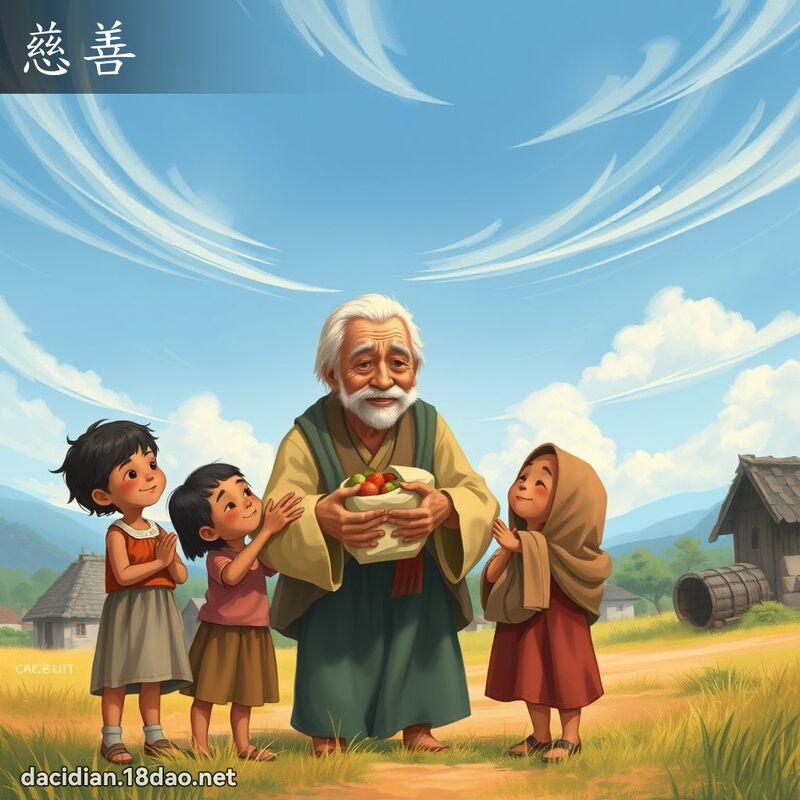 慈善 - 國語大辭典配圖