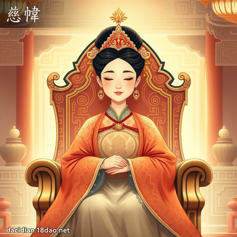 慈幃 - 國語大辭典配圖