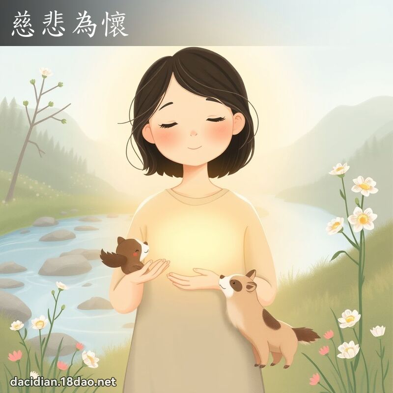 慈悲為懷 - 國語大辭典配圖