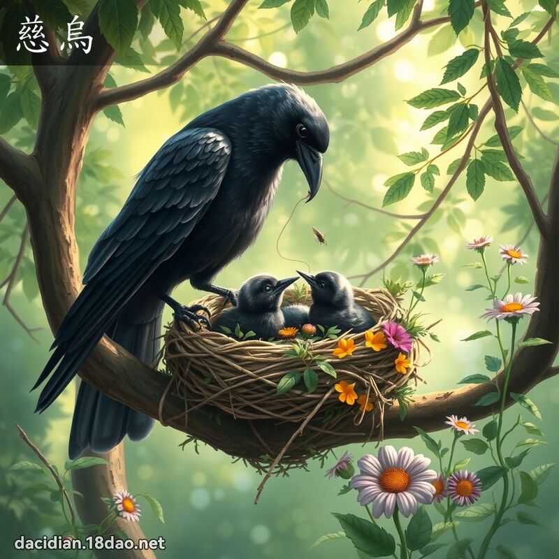 慈乌 - 国语大辞典配图