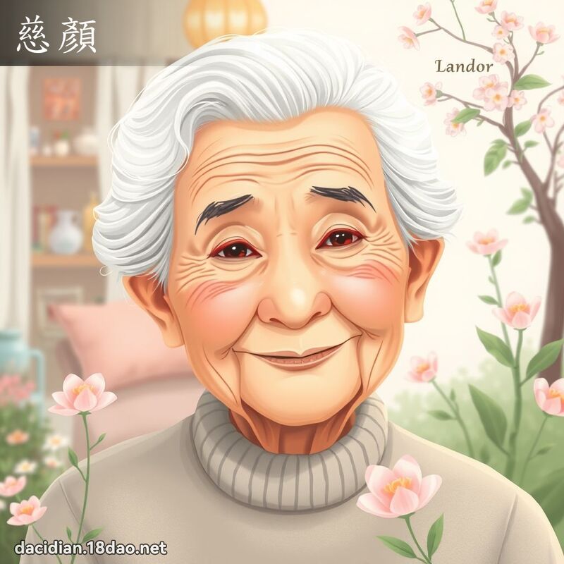慈顏 - 国语大辞典配图