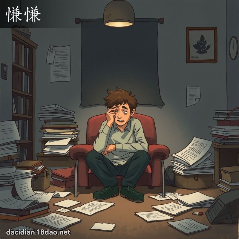 慊慊 - 国语大辞典配图