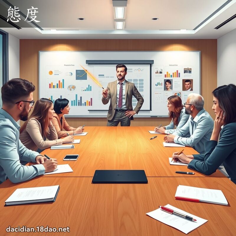 態度 - 國語大辭典配圖