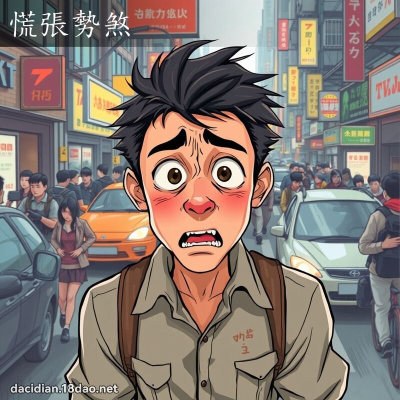 慌张势煞 - 国语大辞典配图