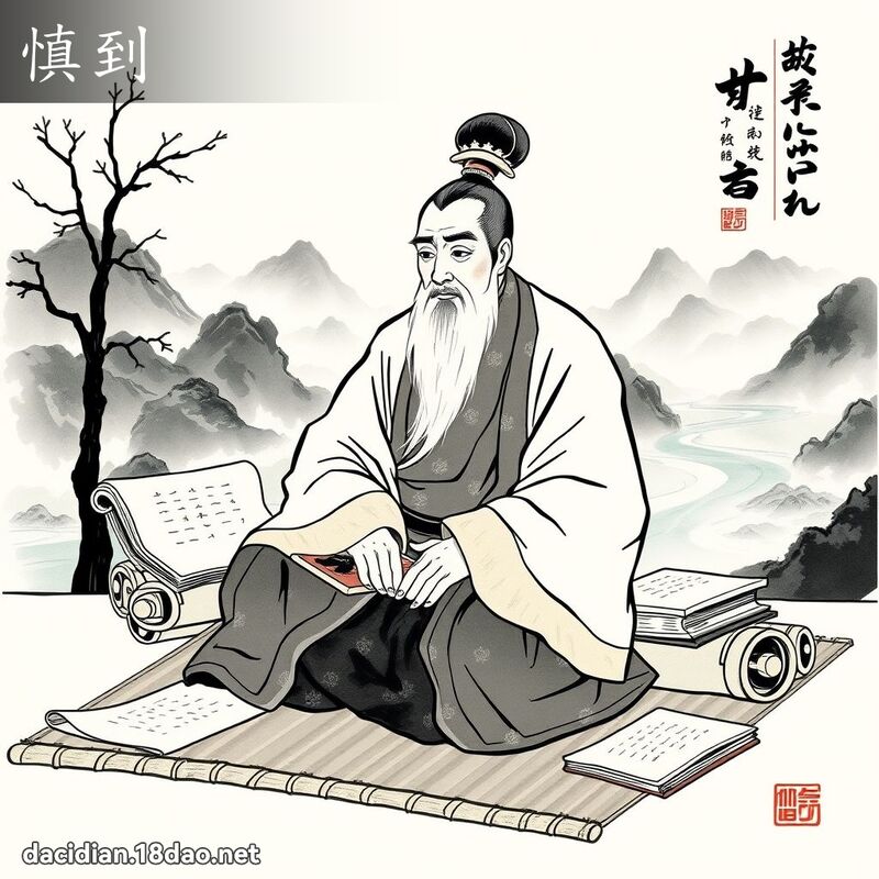 慎到 - 國語大辭典配圖