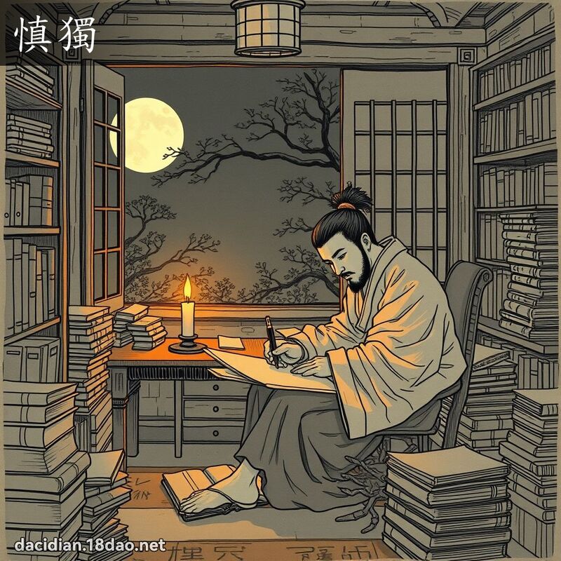 慎独 - 国语大辞典配图