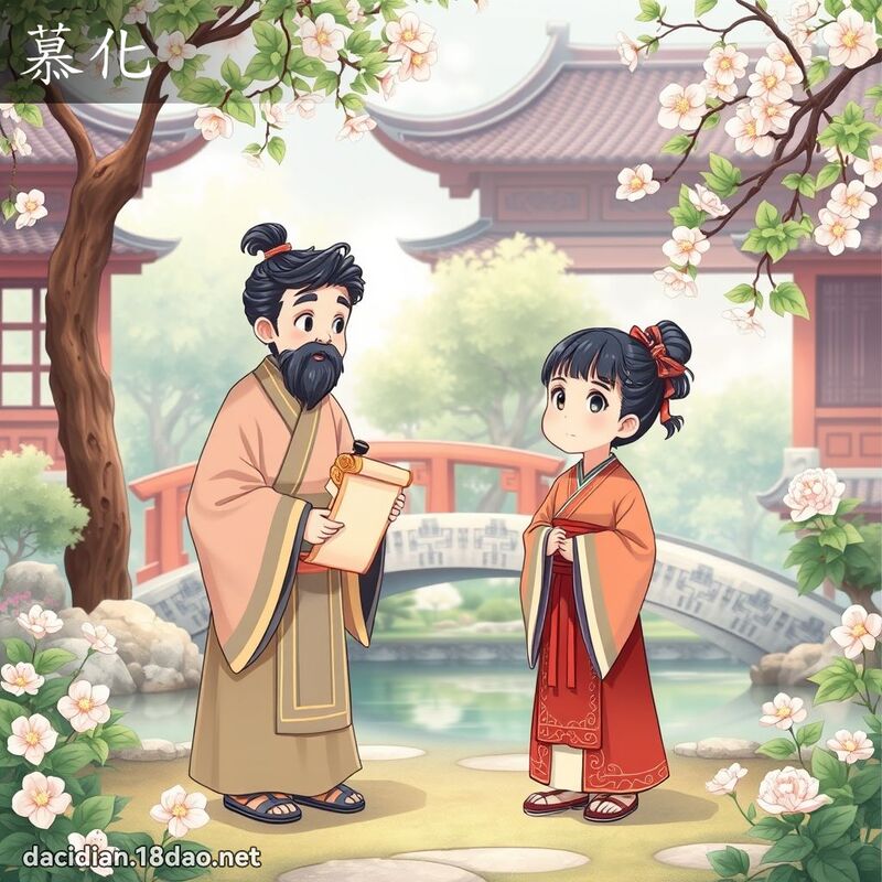 慕化 - 國語大辭典配圖