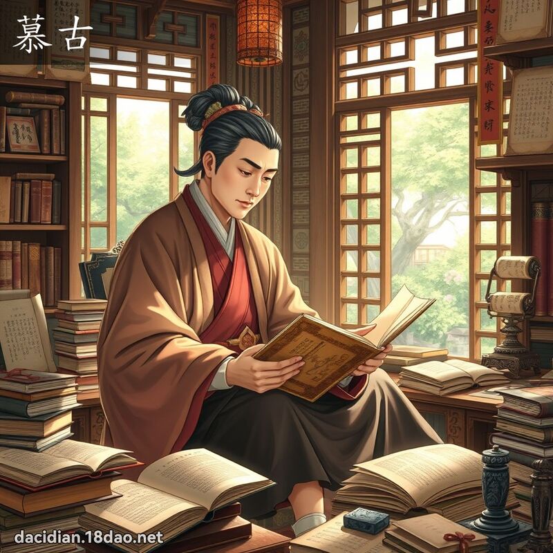 慕古 - 國語大辭典配圖