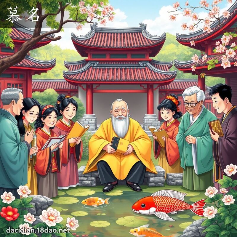 慕名 - 国语大辞典配图