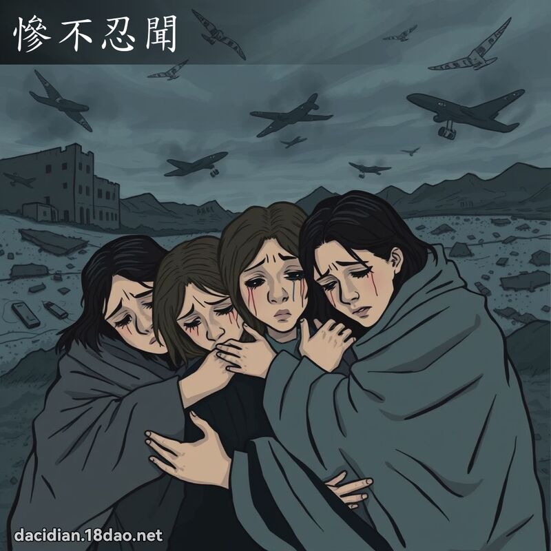 惨不忍闻 - 国语大辞典配图