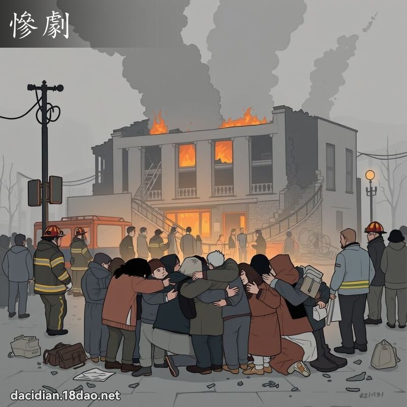 惨剧 - 国语大辞典配图