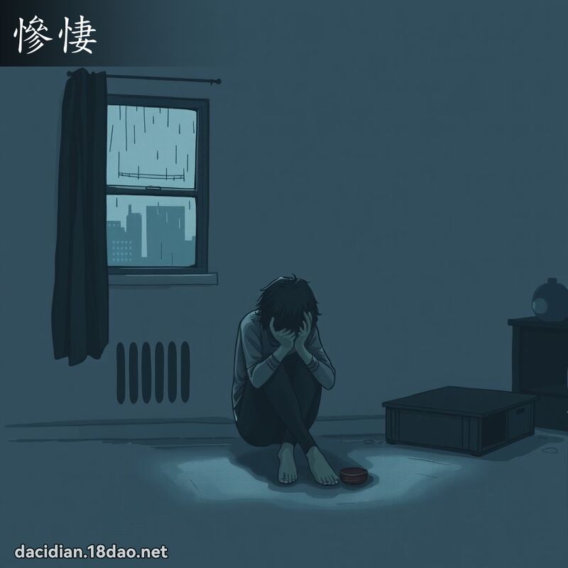 惨悽 - 国语大辞典配图