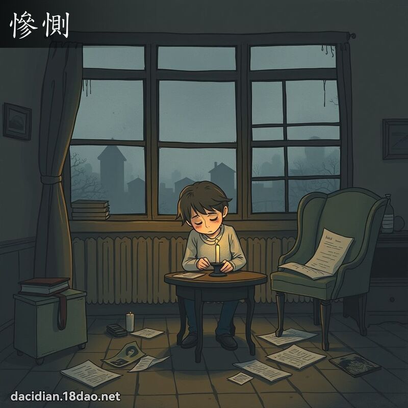 惨惻 - 国语大辞典配图