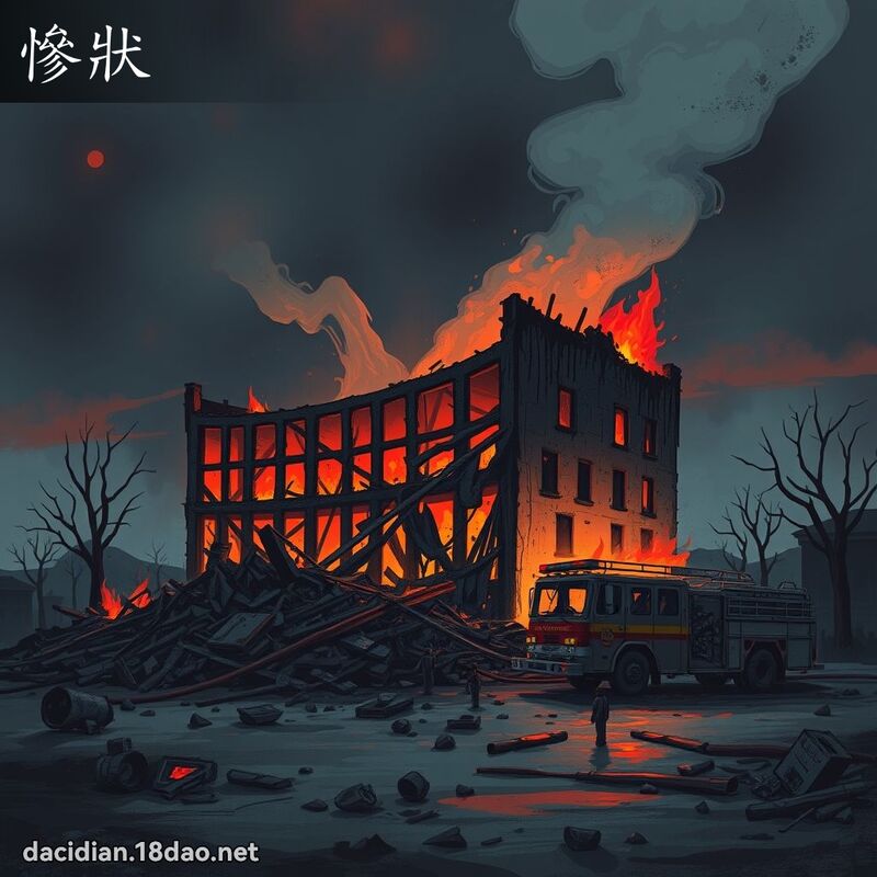 慘狀 - 國語大辭典配圖