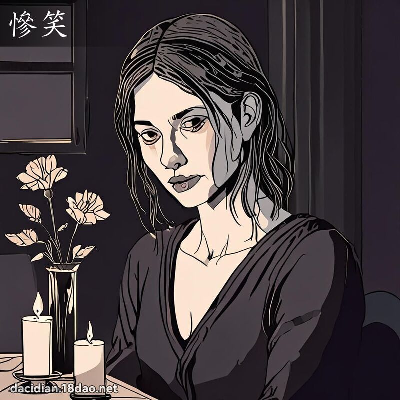 慘笑 - 國語大辭典配圖