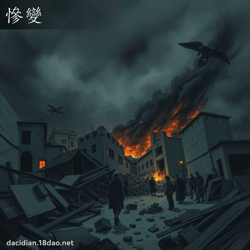 惨变 - 国语大辞典配图