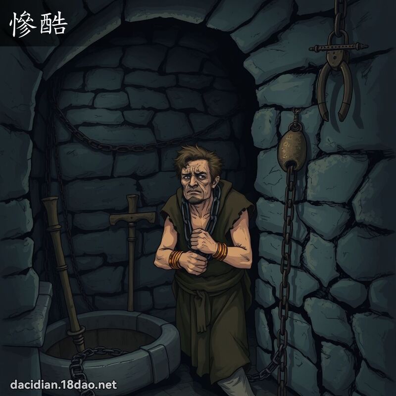 惨酷 - 国语大辞典配图