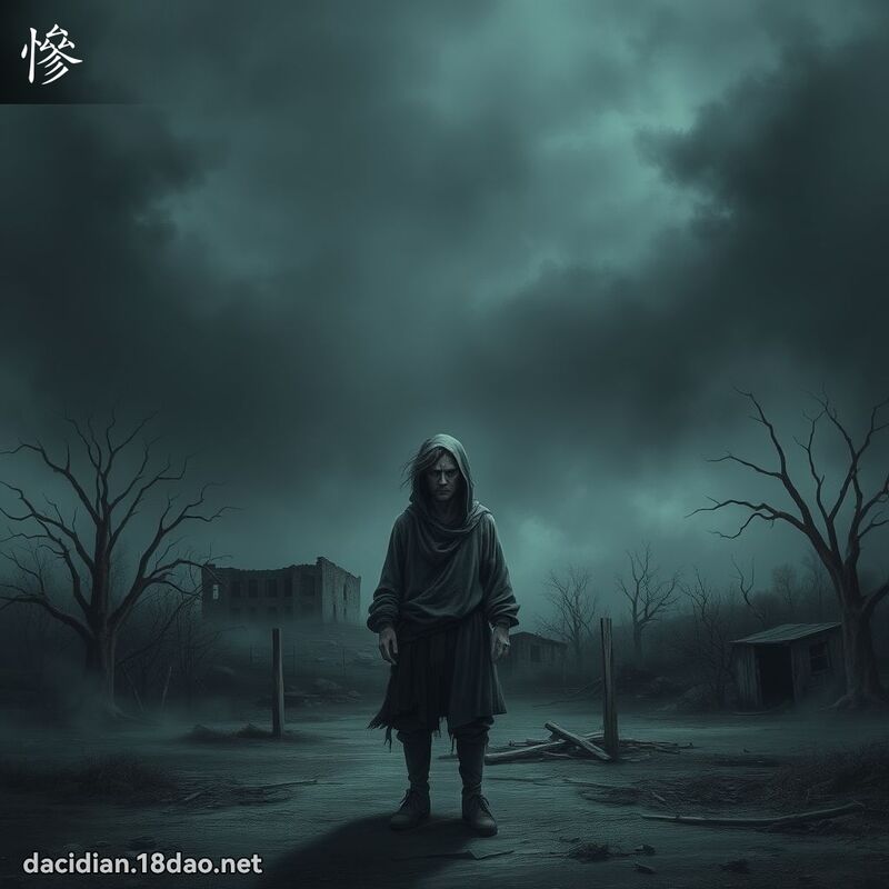 惨 - 国语大辞典配图