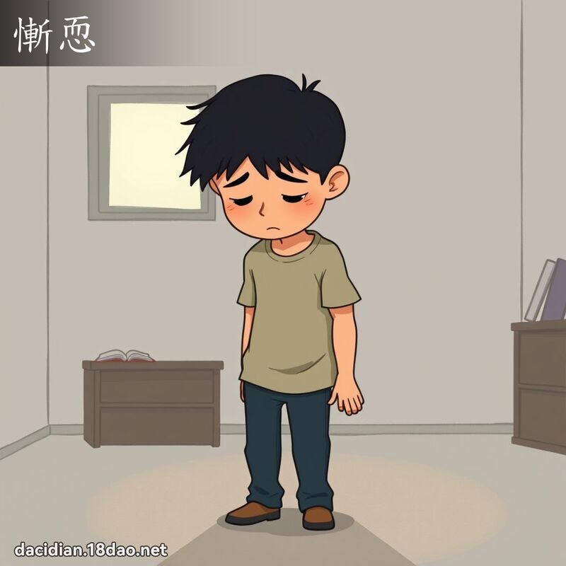 惭恧 - 国语大辞典配图
