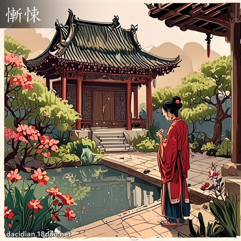 惭悚 - 国语大辞典配图