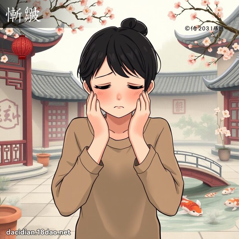 慚皺 - 國語大辭典配圖