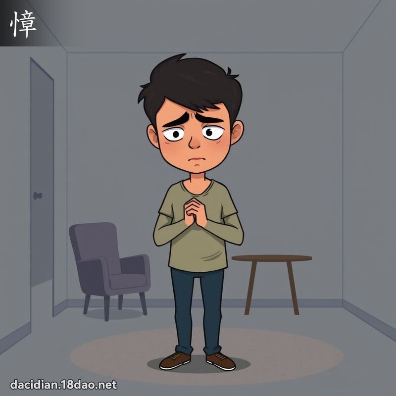 慞 - 国语大辞典配图