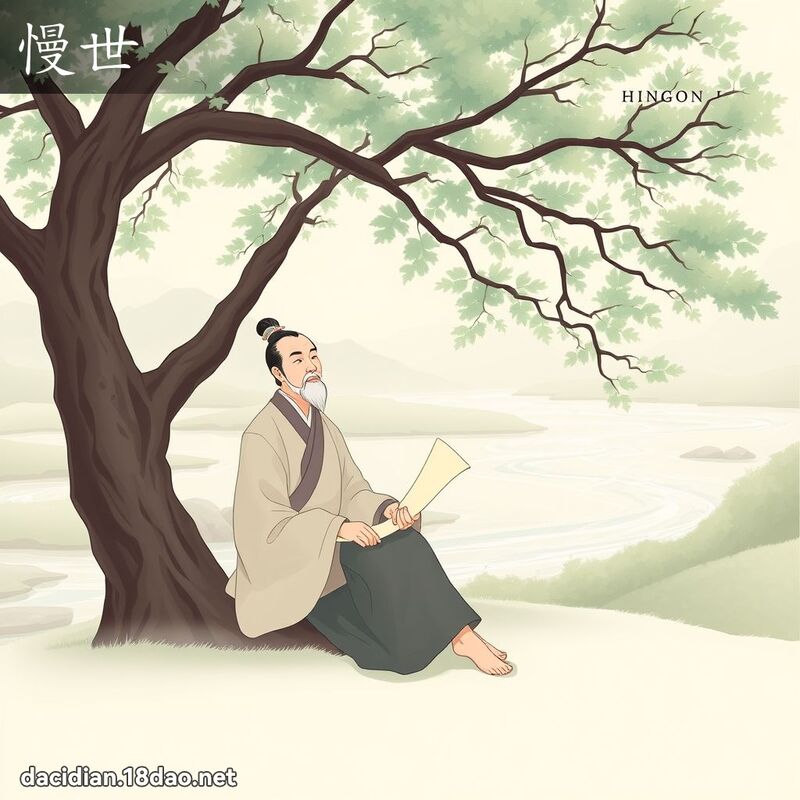 慢世 - 国语大辞典配图