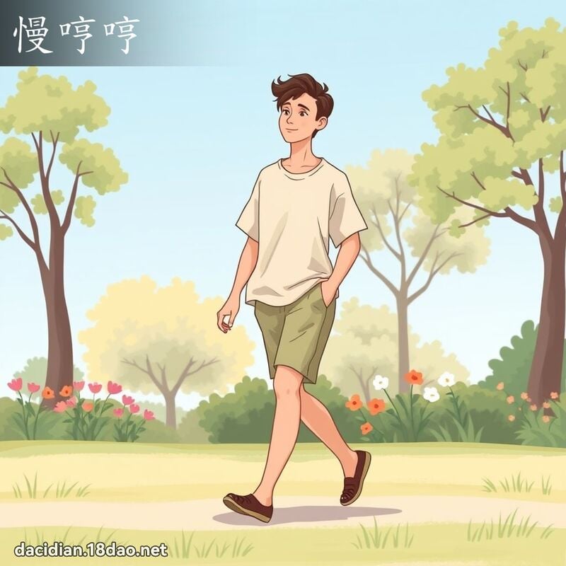 慢哼哼 - 国语大辞典配图