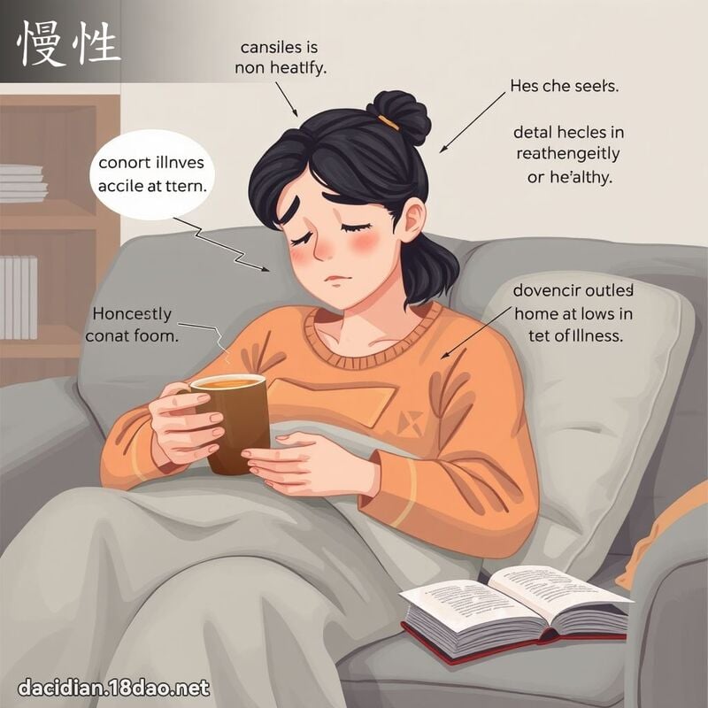 慢性 - 國語大辭典配圖
