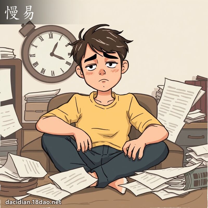 慢易 - 國語大辭典配圖