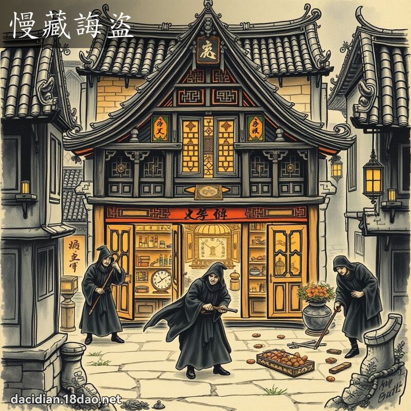 慢藏诲盗 - 国语大辞典配图