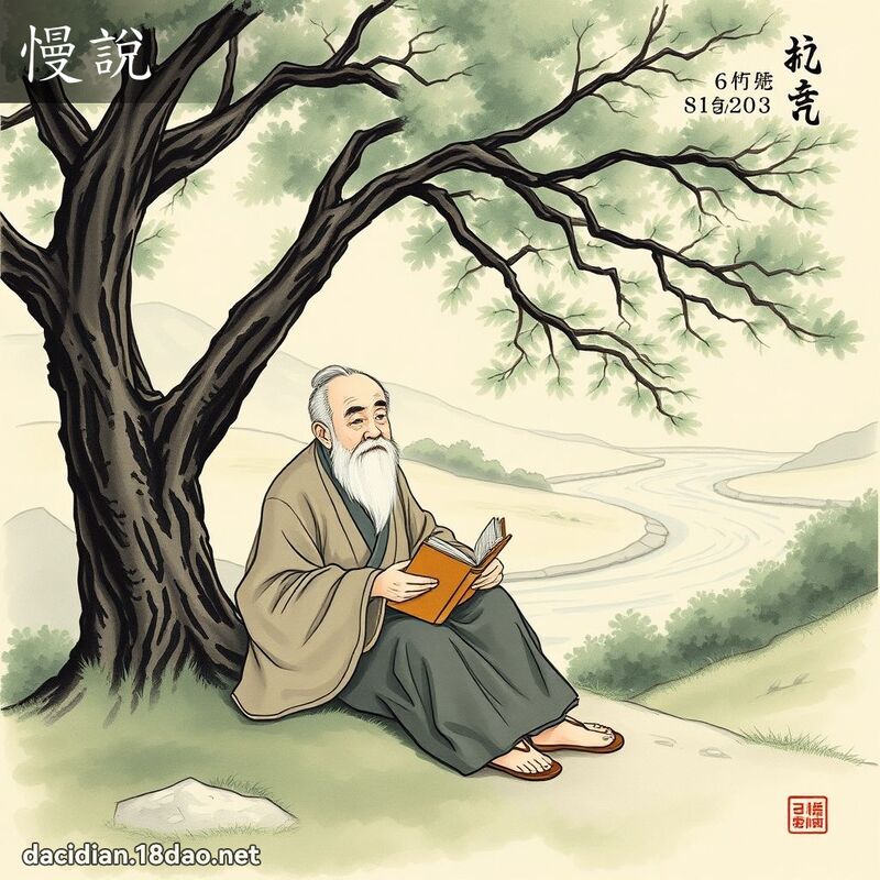 慢说 - 国语大辞典配图