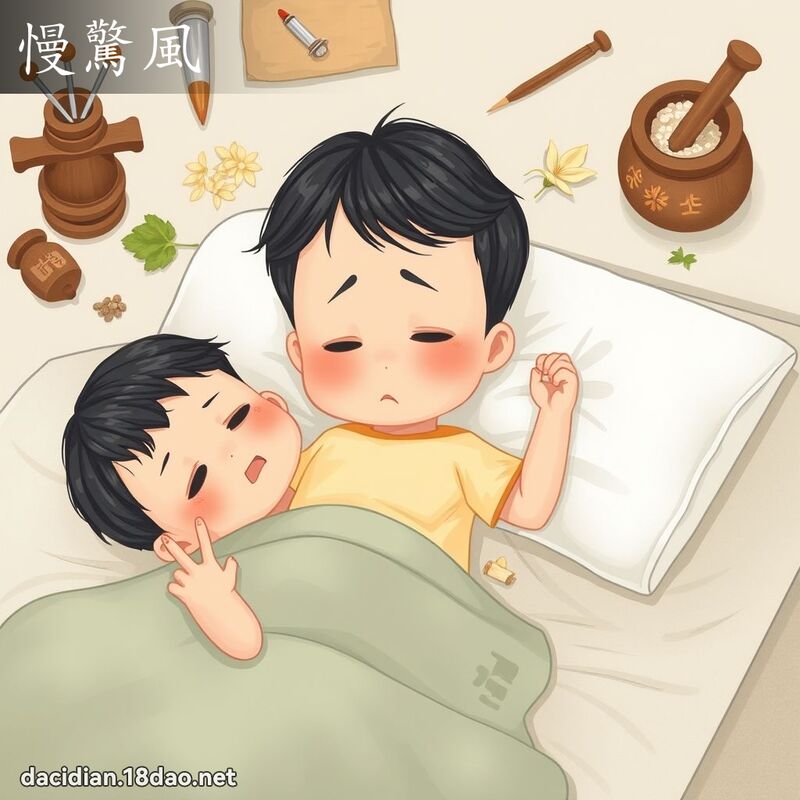 慢驚風 - 國語大辭典配圖