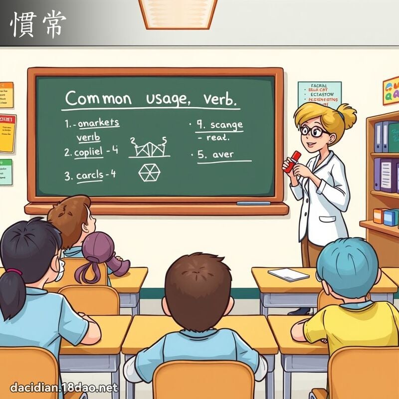 慣常 - 國語大辭典配圖