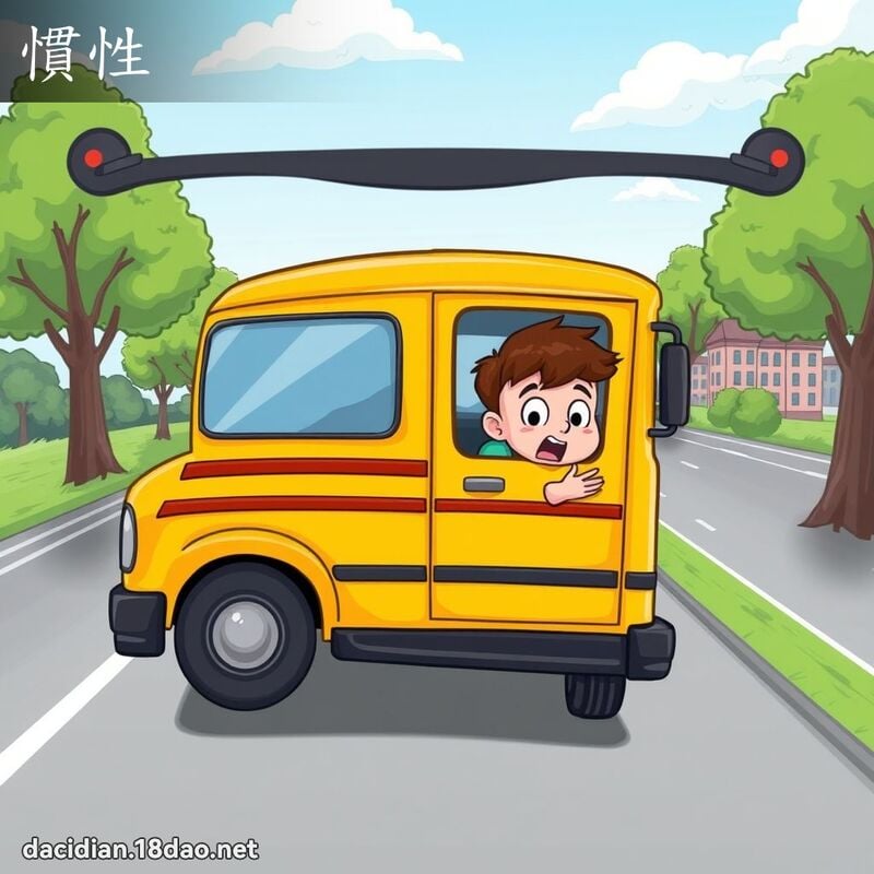慣性 - 國語大辭典配圖
