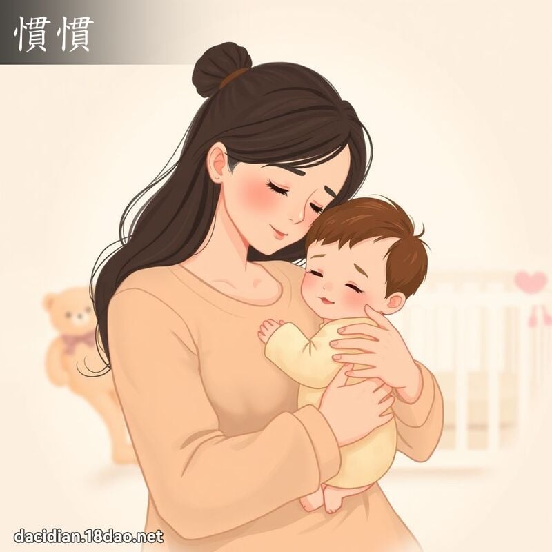 慣慣 - 國語大辭典配圖