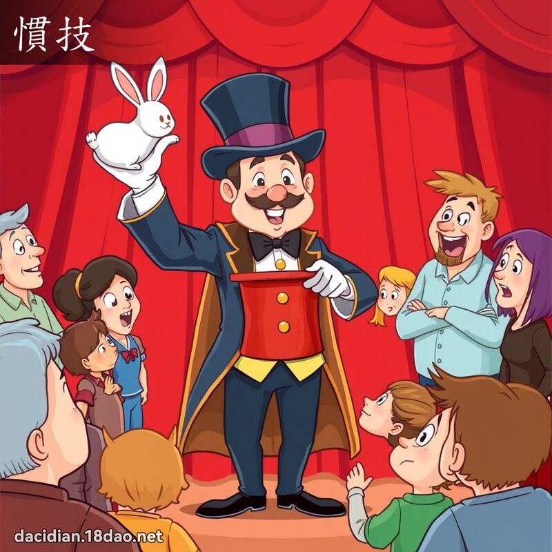 慣技 - 國語大辭典配圖