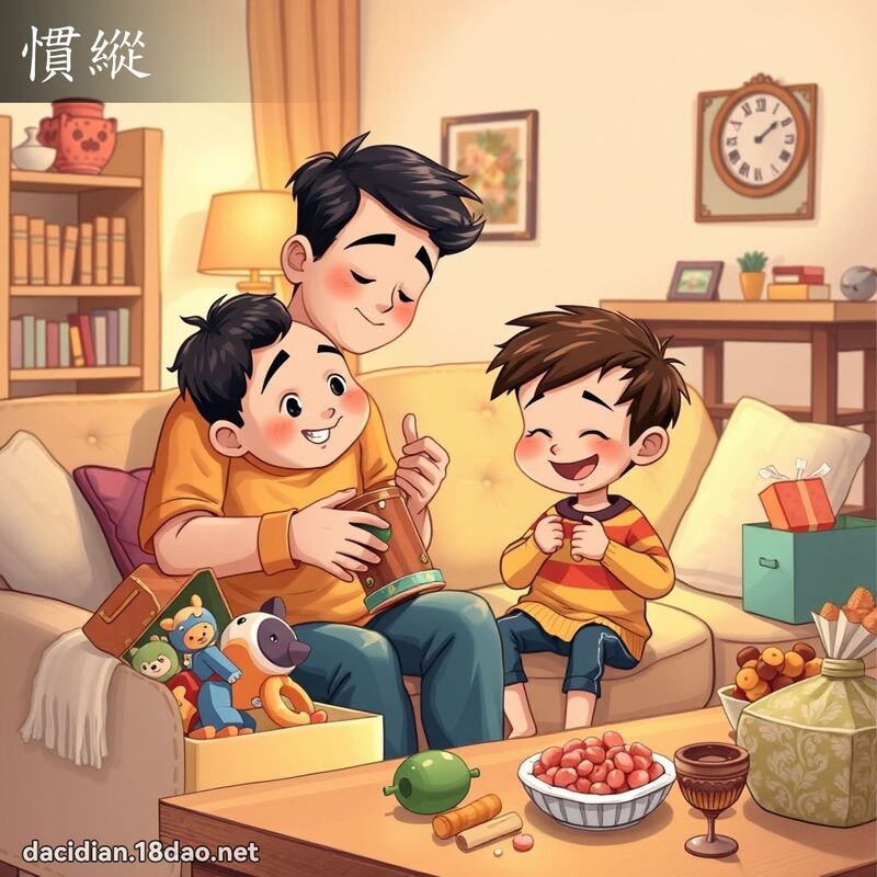 惯纵 - 国语大辞典配图