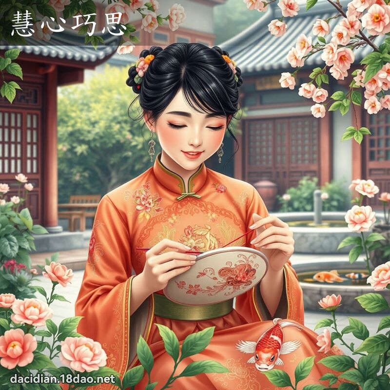 慧心巧思 - 国语大辞典配图